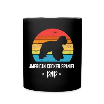 Cocker Spaniel américain - Mug uni - noir - Devant