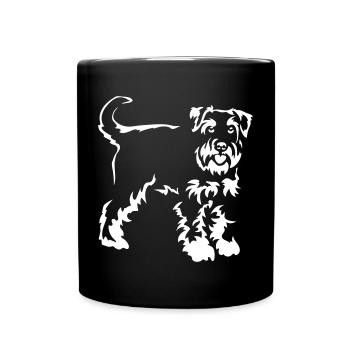 Schnauzer "Black Edition" - Full Colour Mug - black - Front