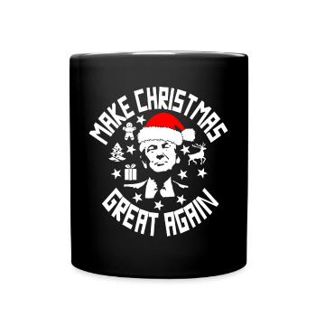 WEIHNACHTEN - Tasse einfarbig - Schwarz - Vorne