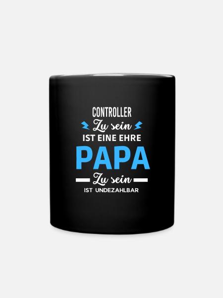 Zu ist eine ehre Papa ist undezahlbar Controller - Tasse einfarbig - Schwarz