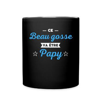 Ce beau gosse va être papy - Mug uni - noir - Devant