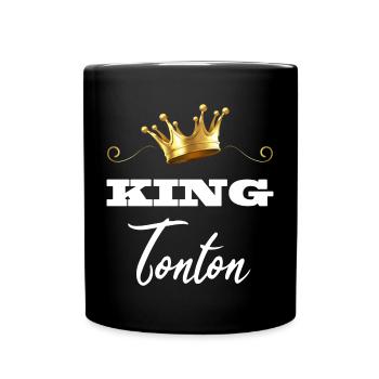 King tonton Idée Cadeau Homme - Mug uni - noir - Devant