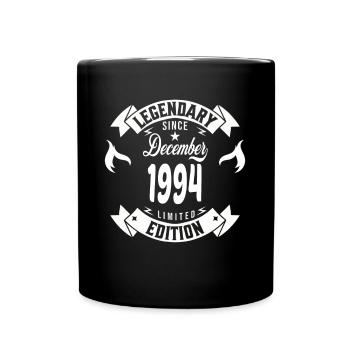 Legendary since december 1994 - Full Colour Mug - black - Front