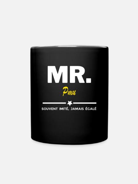 MR. souvent imité, jamais égalé Pmu - Mug uni - noir