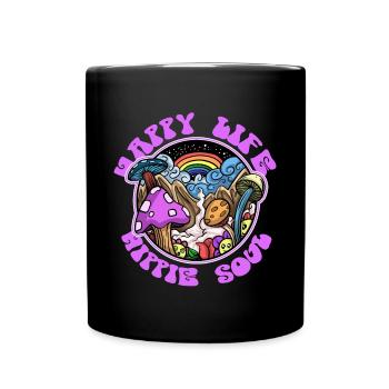 Hippy - Full Colour Mug - black - Front