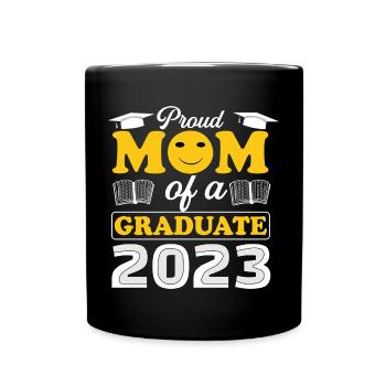 Pride Mama Absolvent 2023 - Tasse einfarbig - Schwarz - Vorne
