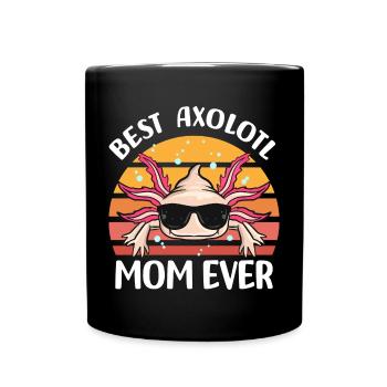 Axolotl Animal de compagnie | Idée cadeau d’embardée de queue d’animaux - Mug uni - noir - Devant
