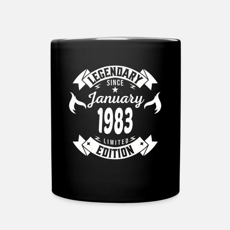 Legendary since January 1983 - Full Colour Mug - black