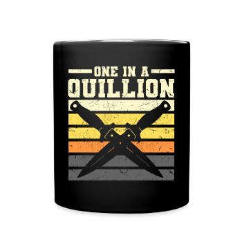 Collecting knives - Full Colour Mug - black - Front