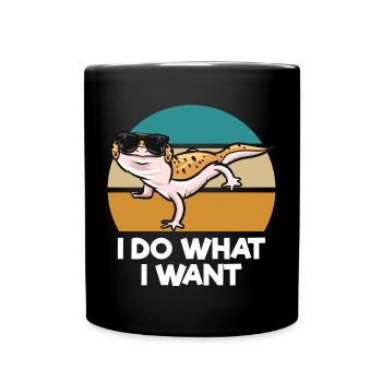 Les animaux de compagnie de Gecko | Zookeeper Amphibiens Cadeaux - Mug uni - noir - Devant