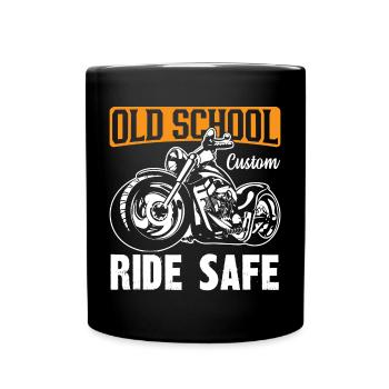 SICHER FAHREN - Tasse einfarbig - Schwarz - Vorne