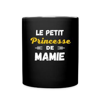 Le prince de mamie - Mug uni - noir - Devant
