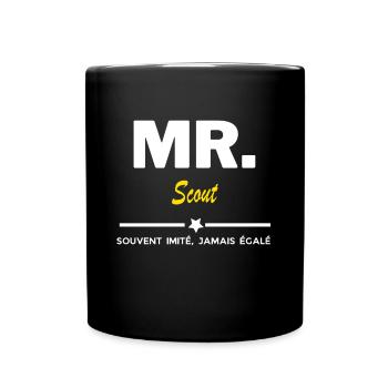 MR. souvent imité, jamais égalé Scout - Mug uni - noir - Devant