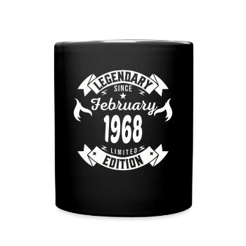 Légendaire depuis février 1968 - Mug uni - noir - Devant