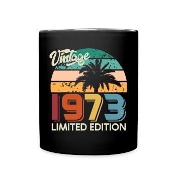 Millésime 1973 Palmiers Edition Limitée - Mug uni - noir - Devant