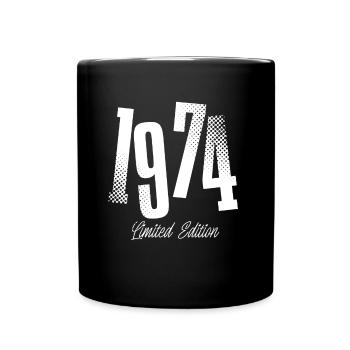 1974 Born birthday Year of construction - Full Colour Mug - black - Front