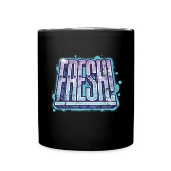 Fresh vintage - Full Colour Mug - black - Front