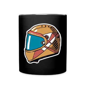 Motorcycle Lifestyle / Motorcycle / Motorcycle biker - Full Colour Mug - black - Front
