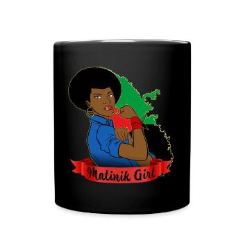 Matinik girl Ile de la Martinique - Mug uni - noir - Devant