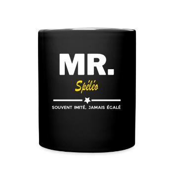 MR. souvent imité, jamais égalé Spéléo - Mug uni - noir - Devant