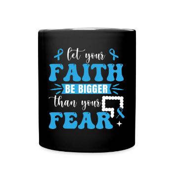 Colon Cancer Warrior - Full Colour Mug - black - Front