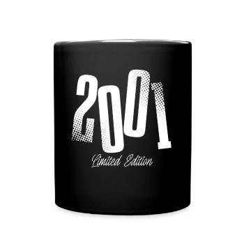 2001 Année de naissance Année de naissance - Mug uni - noir - Devant