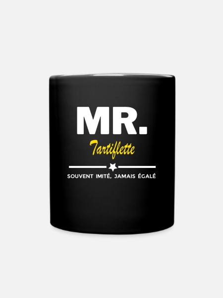 MR. souvent imité, jamais égalé Tartiflette - Mug uni - noir