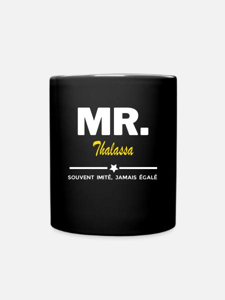 MR. souvent imité, jamais égalé Thalassa - Mug uni - noir
