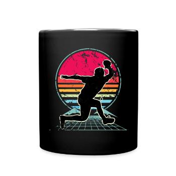 Tischtennis - Tasse einfarbig - Schwarz - Vorne
