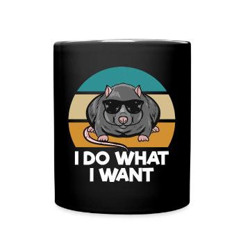 Rat - Full Colour Mug - black - Front