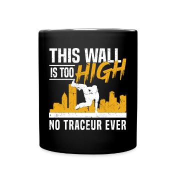 Idées cadeaux Parkour | Parkur Freerunning Parkour - Mug uni - noir - Devant