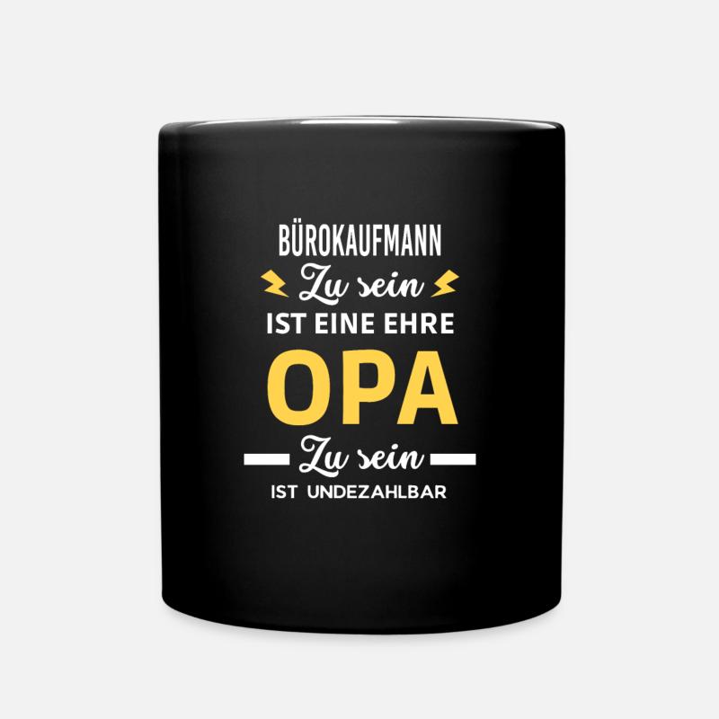 Zu sein ist eine ehre OPA ist undezahlbar - Tasse einfarbig - Schwarz