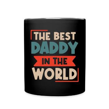 Best Dad in the World, Best Dad in the World - Full Colour Mug - black - Front