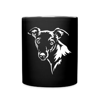 Tête de jeu italienne à vent « Black Edition » - Mug uni - noir - Devant
