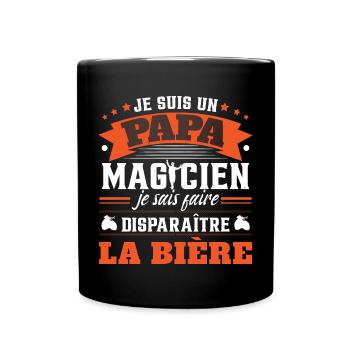 Je Suis Un Papa Magicien | Fête des Pères | Père - Mug uni - noir - Devant