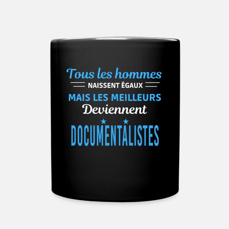 tous les hommes naissent égaux Documentalistes - Mug uni - noir