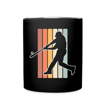 Baseball - Full Colour Mug - black - Front