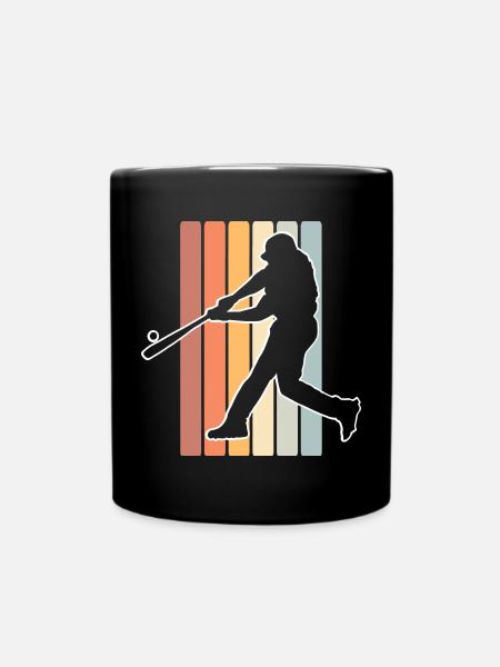 Baseball - Tasse einfarbig - Schwarz