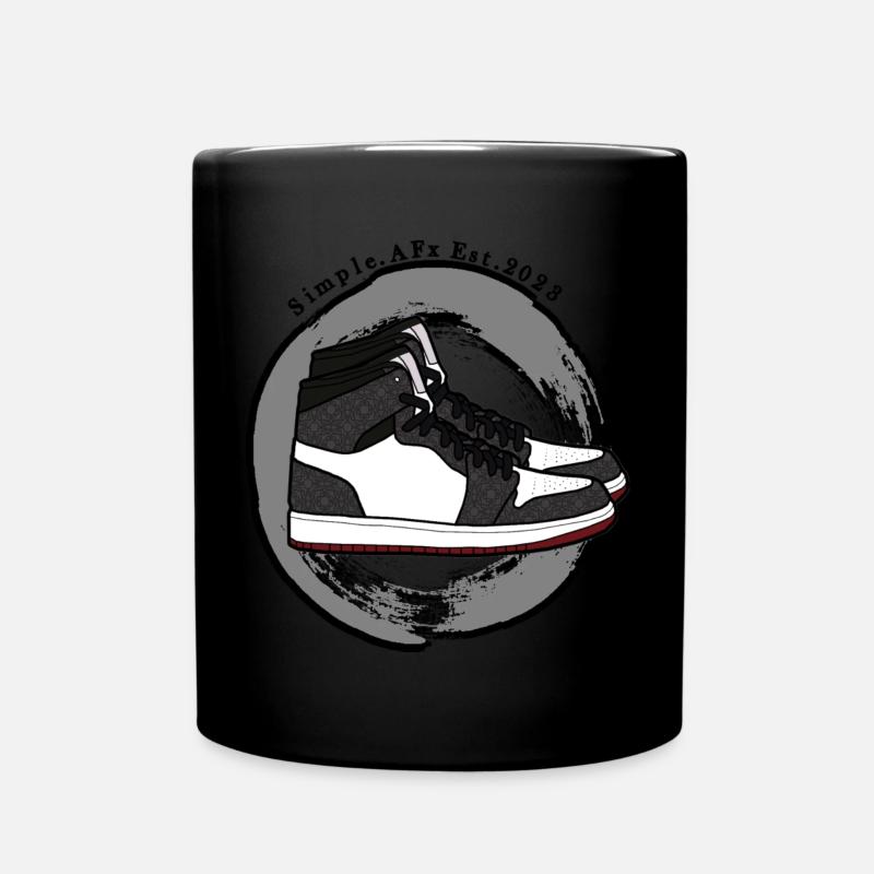 Sneaker Print by Simple.AF - Full Colour Mug - black