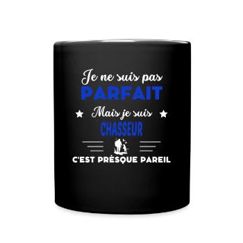 je ne suis pas parfait - idée de cadeau chasseur - Mug uni - noir - Devant
