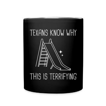 Texas Weather Hot Slide Design pour les fiers Texans - Mug uni - noir - Devant