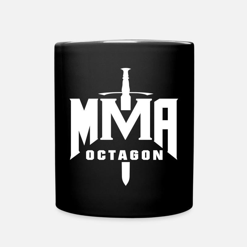 MMA Octagon Mixed Martial Arts - Tasse einfarbig - Schwarz