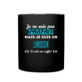 Je ne suis pas parfait LIMOUSIN - Mug uni - noir - Devant
