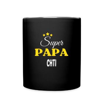 Super Papa CHTI ANNIVERSAIRE - Mug uni - noir - Devant