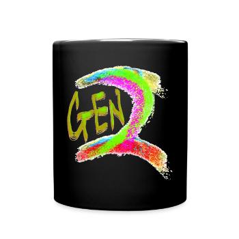 Generation Z - Full Colour Mug - black - Front