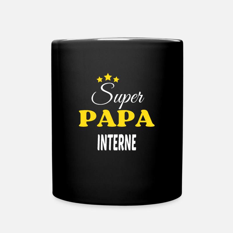 Super Papa INTERNE ANNIVERSAIRE - Mug uni - noir
