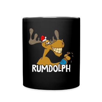 Rumdolph - Tasse einfarbig - Schwarz - Vorne