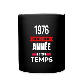 La meilleure année de tous les temps 1976 - Mug uni - noir - Devant