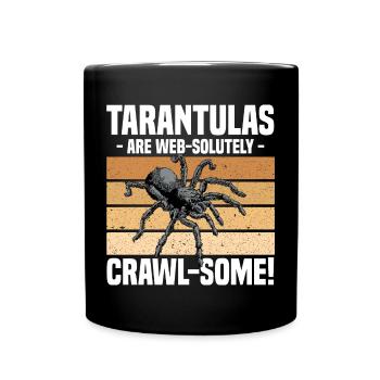 Tarantula Spinne | Haustiere Tarantulas Geschenke - Tasse einfarbig - Schwarz - Vorne