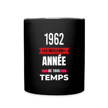 La meilleure année de tous les temps 1962 - Mug uni - noir - Devant